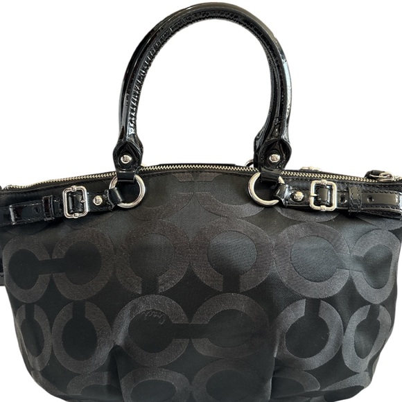 Coach 18650 Black Madison Satchel - Picture 2 of 10